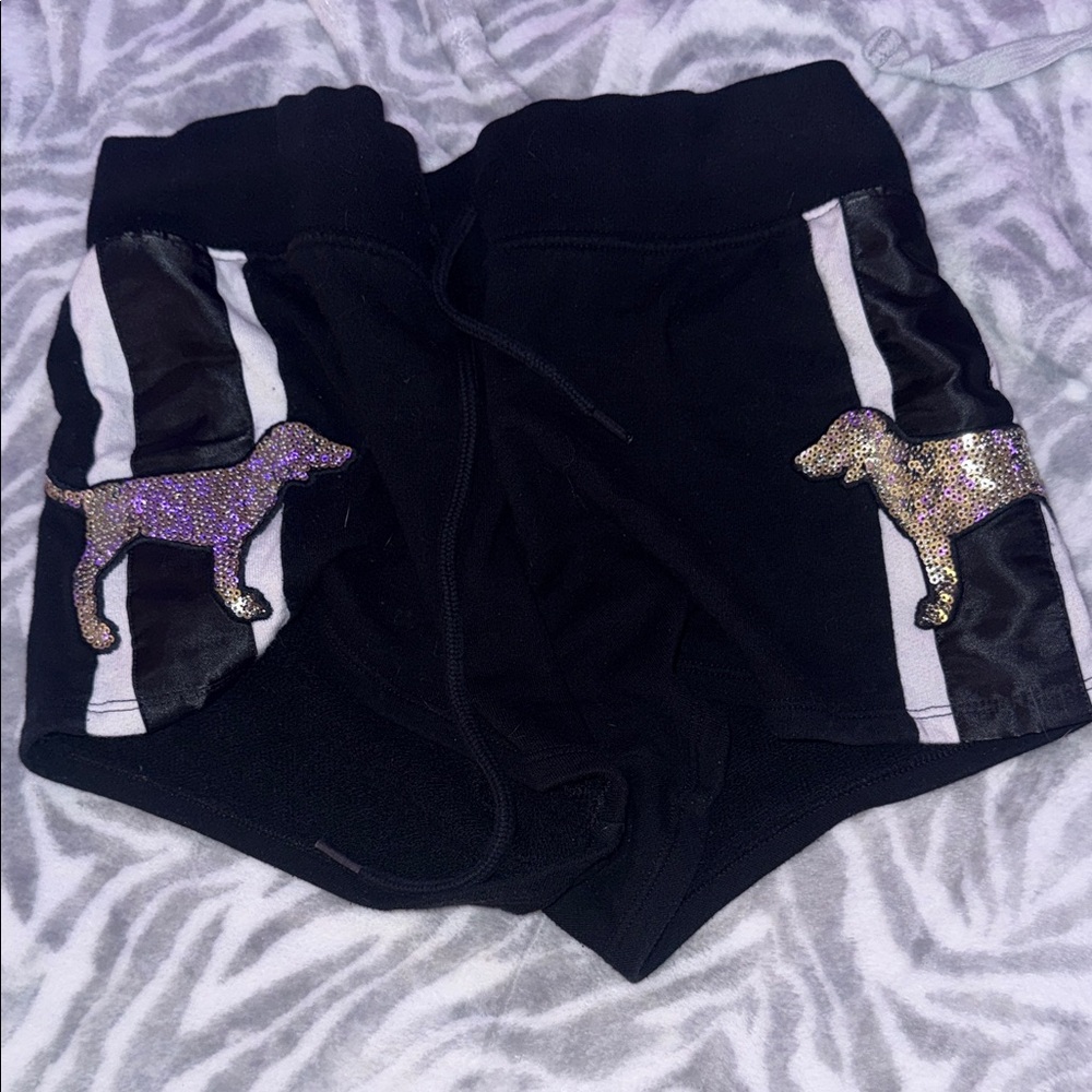 Victoria Secret Pink bling dog shorts